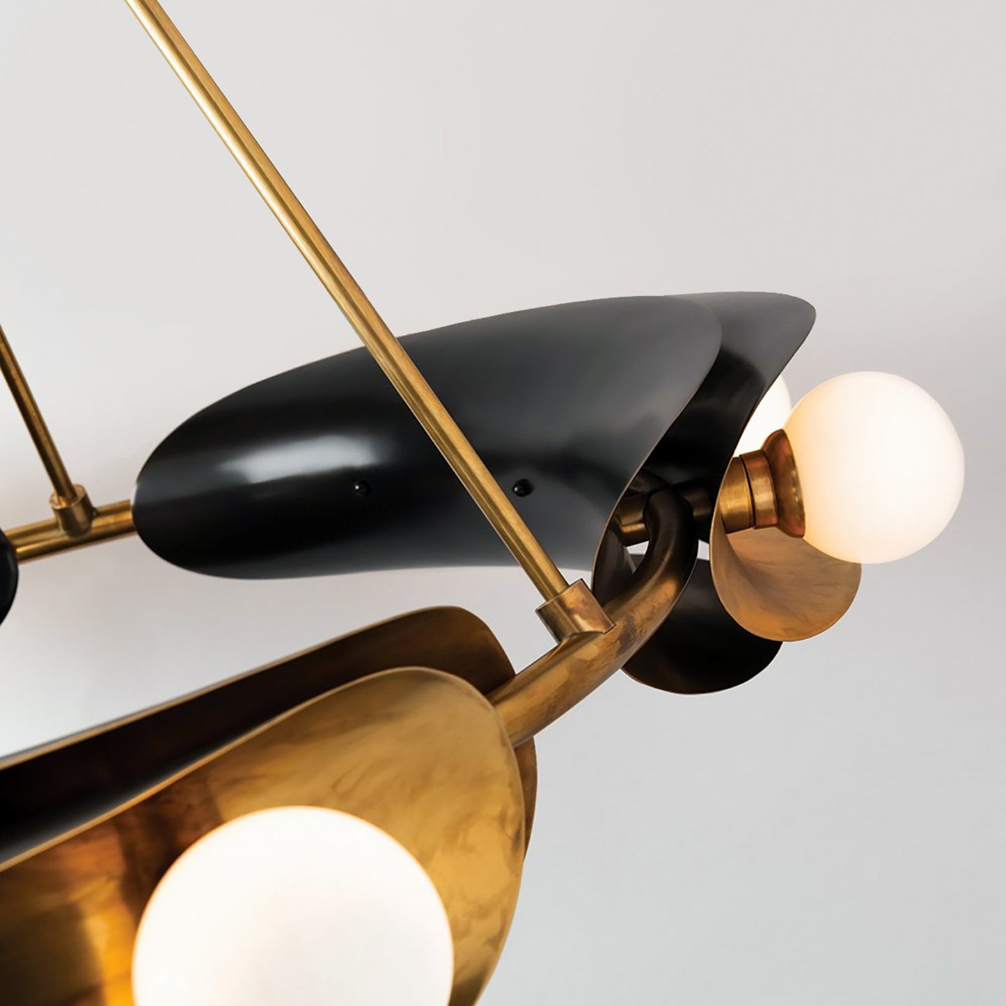 Hopper Chandelier in Detail.