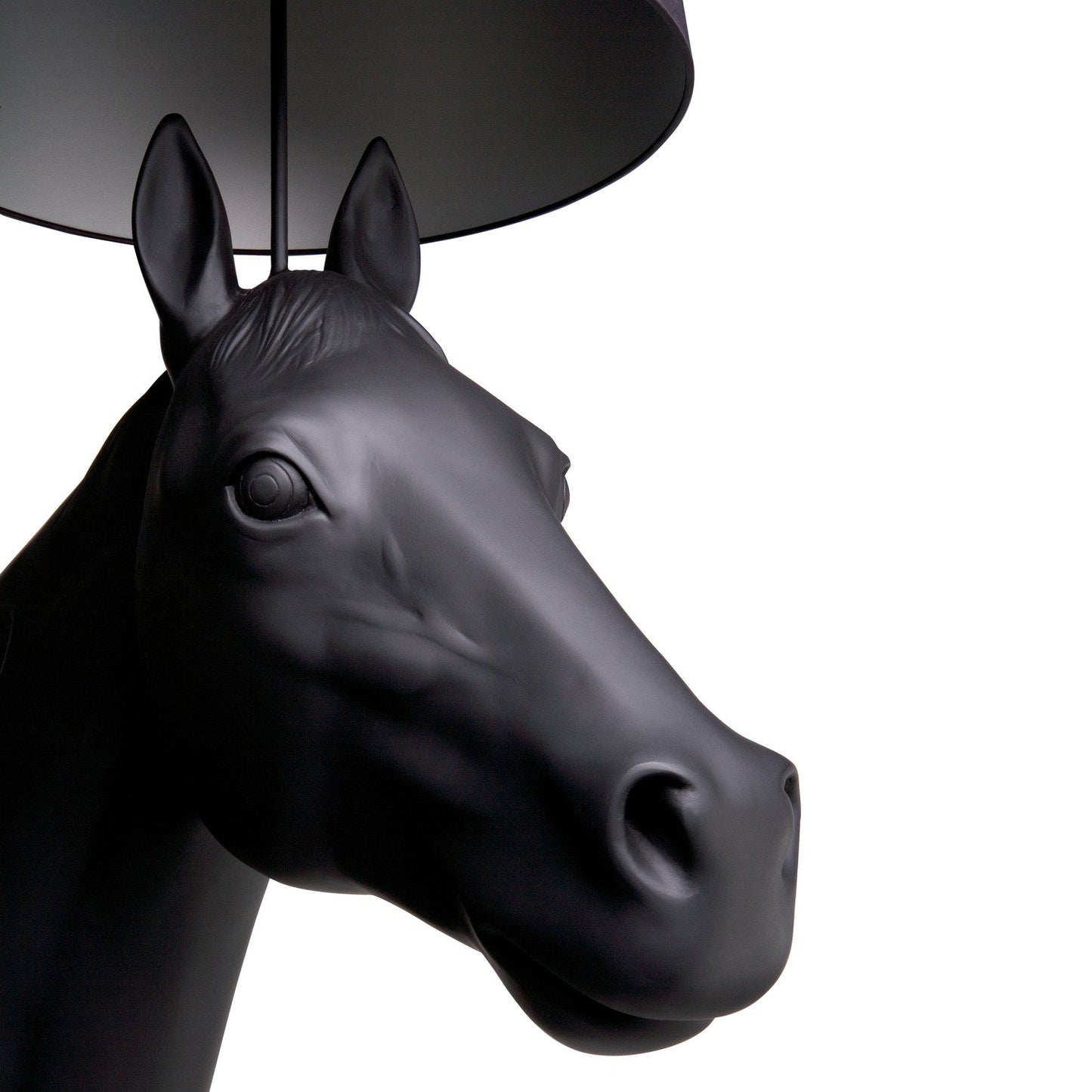 Horse Floor Lamp in Detail.