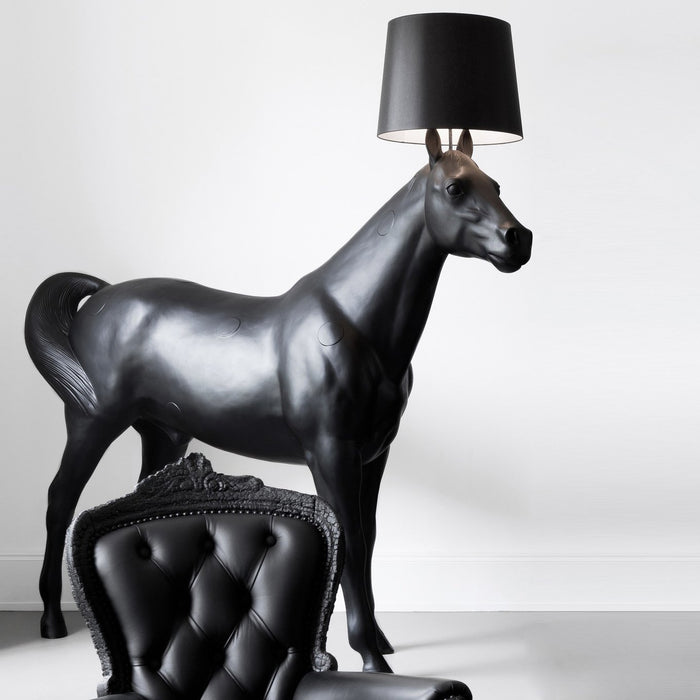 Horse Floor Lamp in Detail.