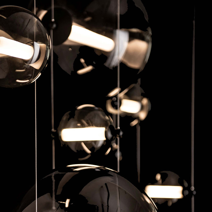 Abacus Double Linear LED Pendant Light in Detail.