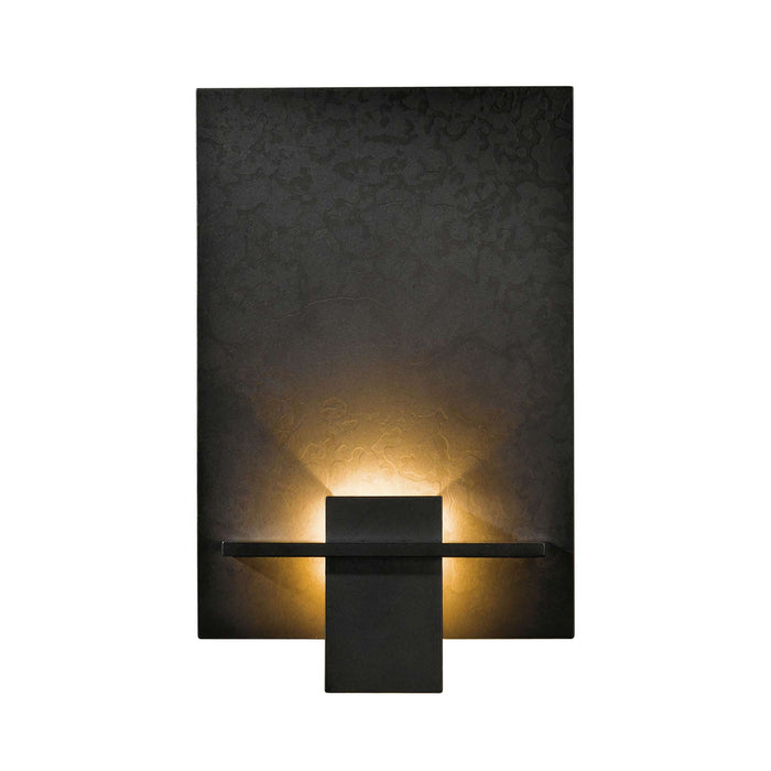 Aperture Wall Light in Mahogany/Topaz Glass.