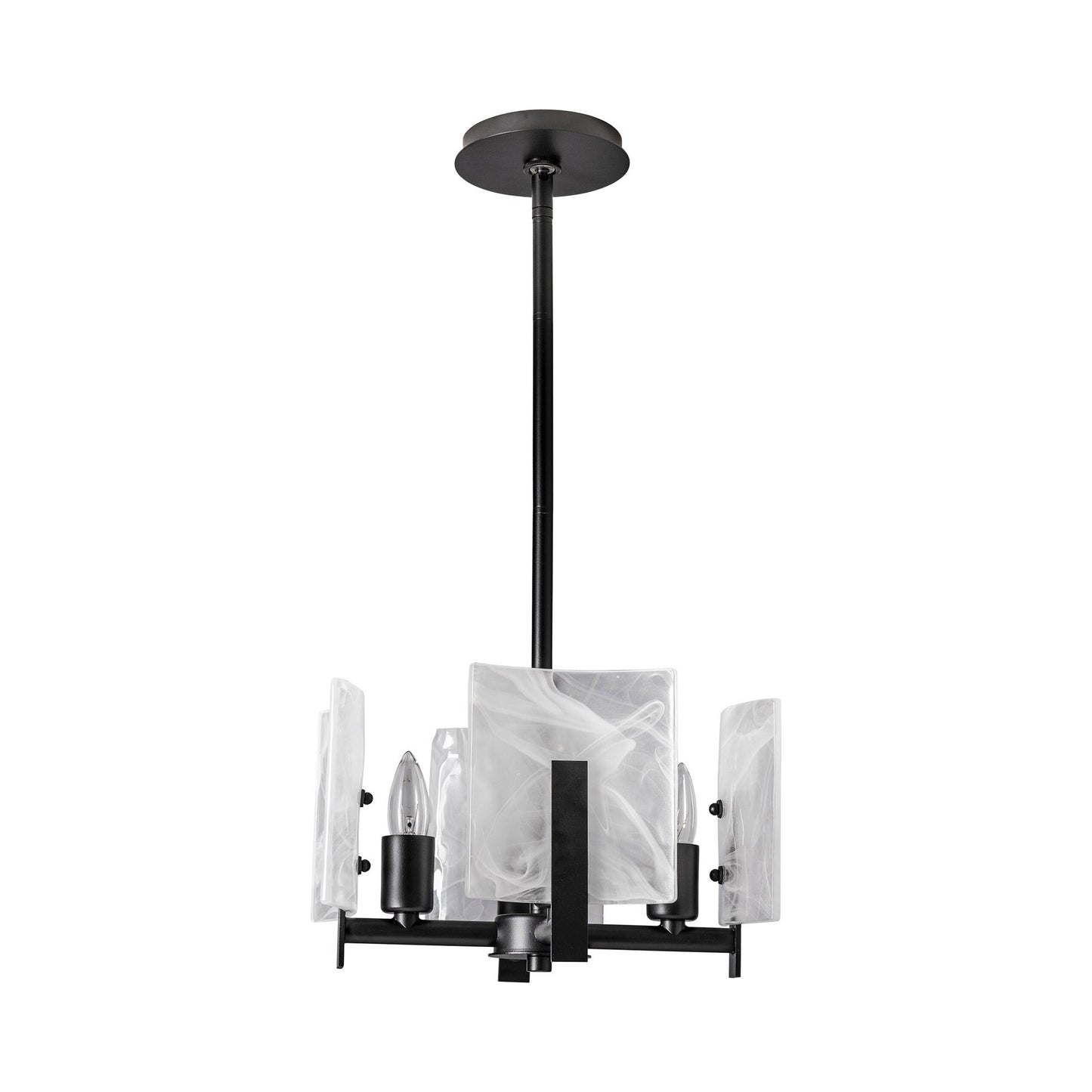 Arc 4-Light Pendant Light in Black.