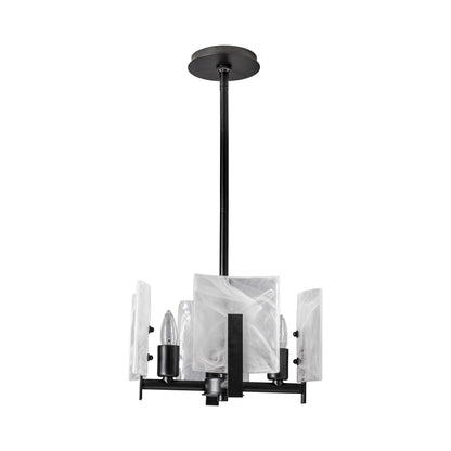 Arc 4-Light Pendant Light in Black.