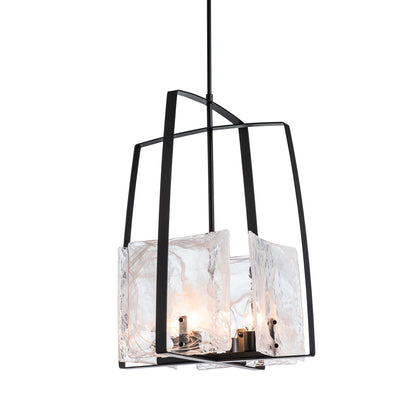 Arc Pendant Light in Black (4-Light).