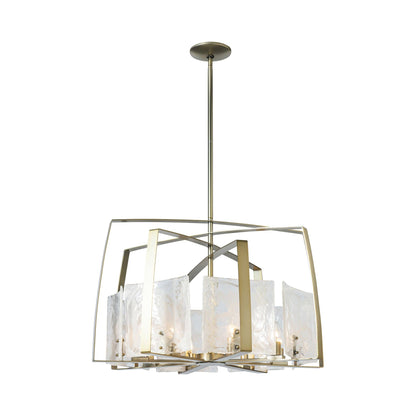 Arc Pendant Light in Modern Brass (8-Light).