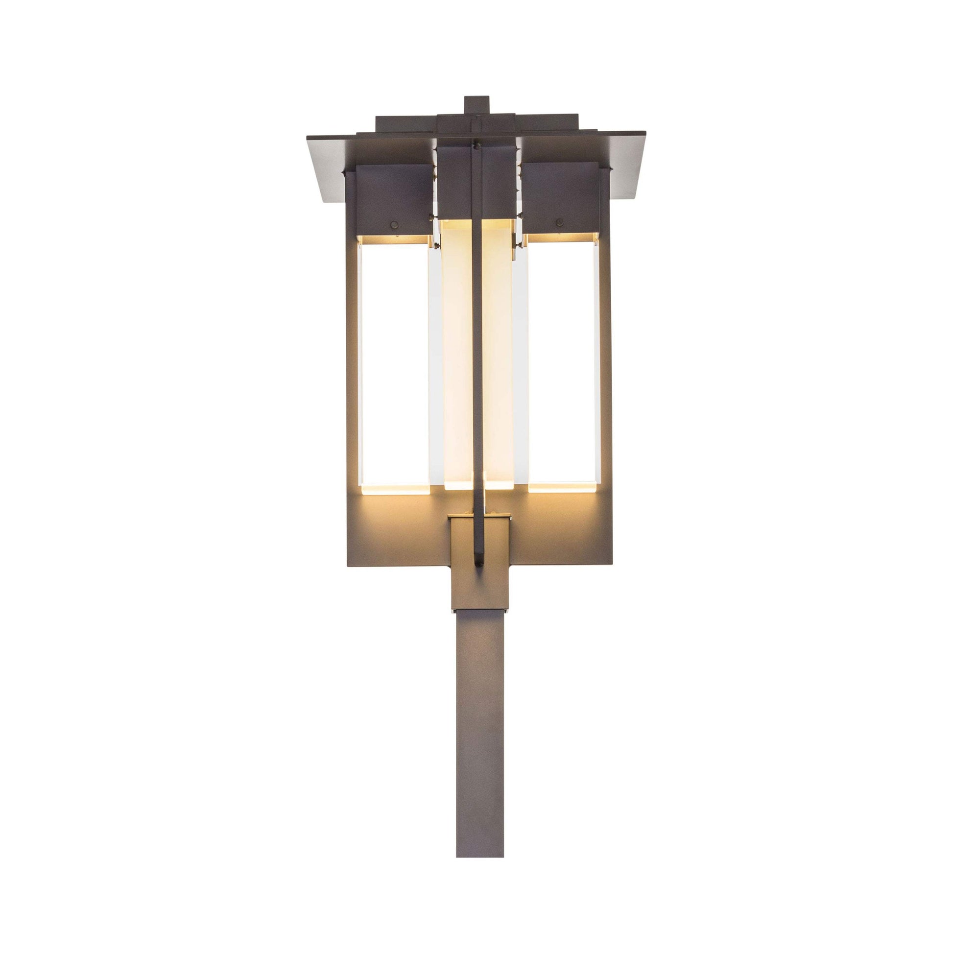 Axis Outdoor Post Light in Coastal Black.