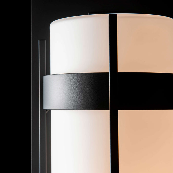 Banded Outdoor Wall Light in Detail.