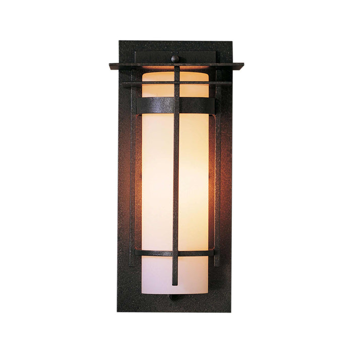Banded Outdoor Wall Light with Top Plate.
