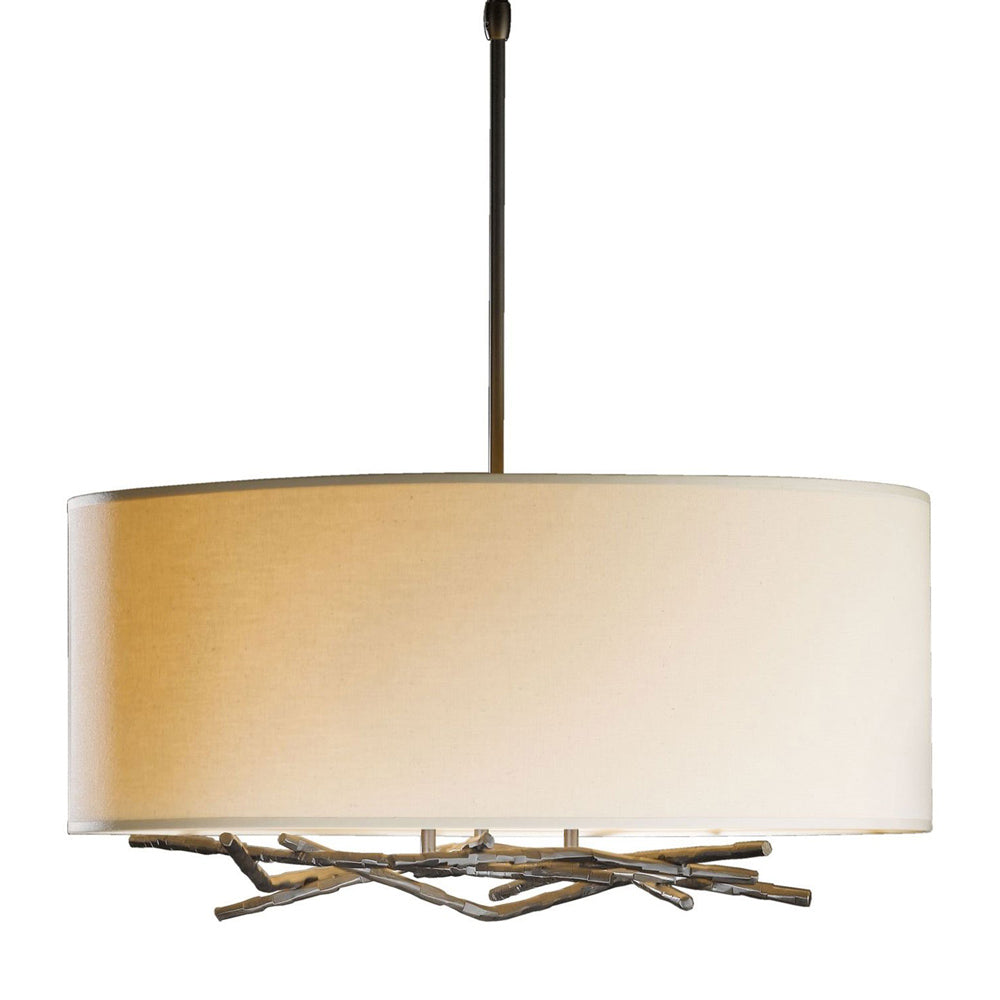 Brindille Drum Shade Pendant Light in Detail.