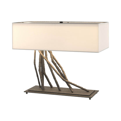 Brindille Table Lamp in Natural Iron/Natural Anna.