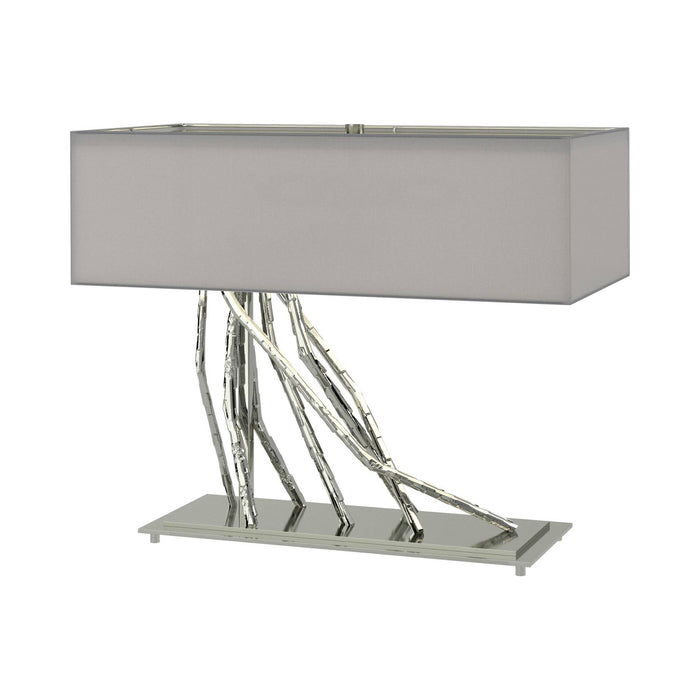 Brindille Table Lamp in Sterling/Medium Grey.