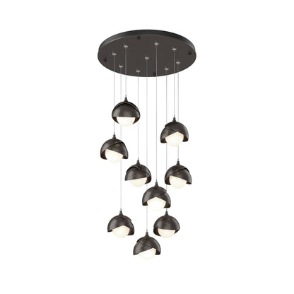 Brooklyn Standard Round Multi Light Pendant Light in Oil Rubbed Bronze/Oil Rubbed Bronze (Standard).
