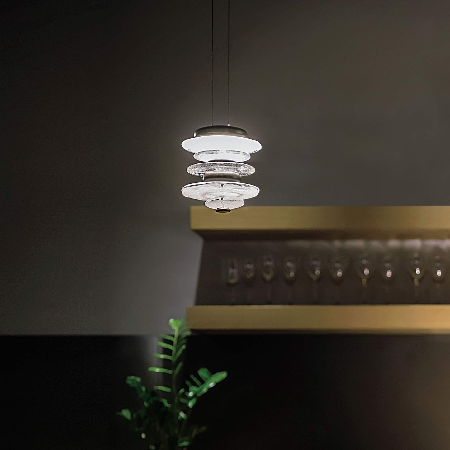 Cairn LED Pendant Light in Detail.