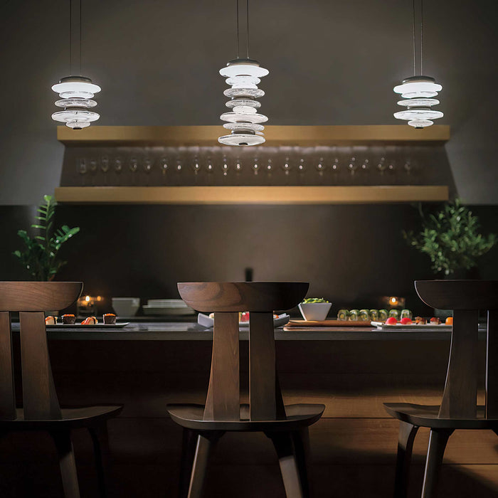 Cairn LED Pendant Light in dining room.