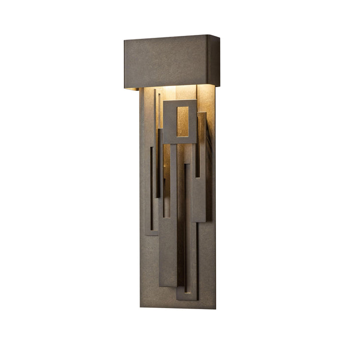 Collage LED Outdoor Wall Light in Small/Left/Coastal Dark Smoke.