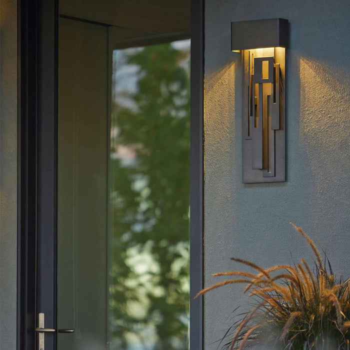 Collage LED Outdoor Wall Light in Detail.