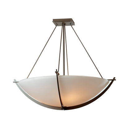 Compass Semi Flush Mount Ceiling Light in Dark Smoke (Large).