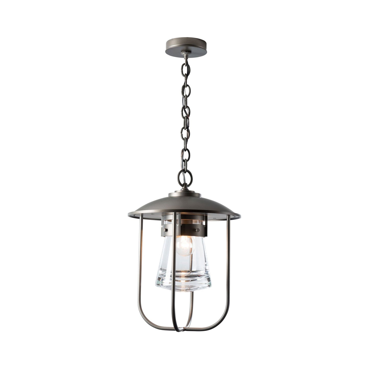 Erlenmeyer Outdoor Pendant Light in Coastal Black.