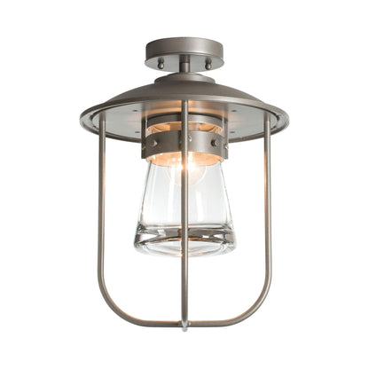 Erlenmeyer Outdoor Semi-Flush Mount Ceiling Light.