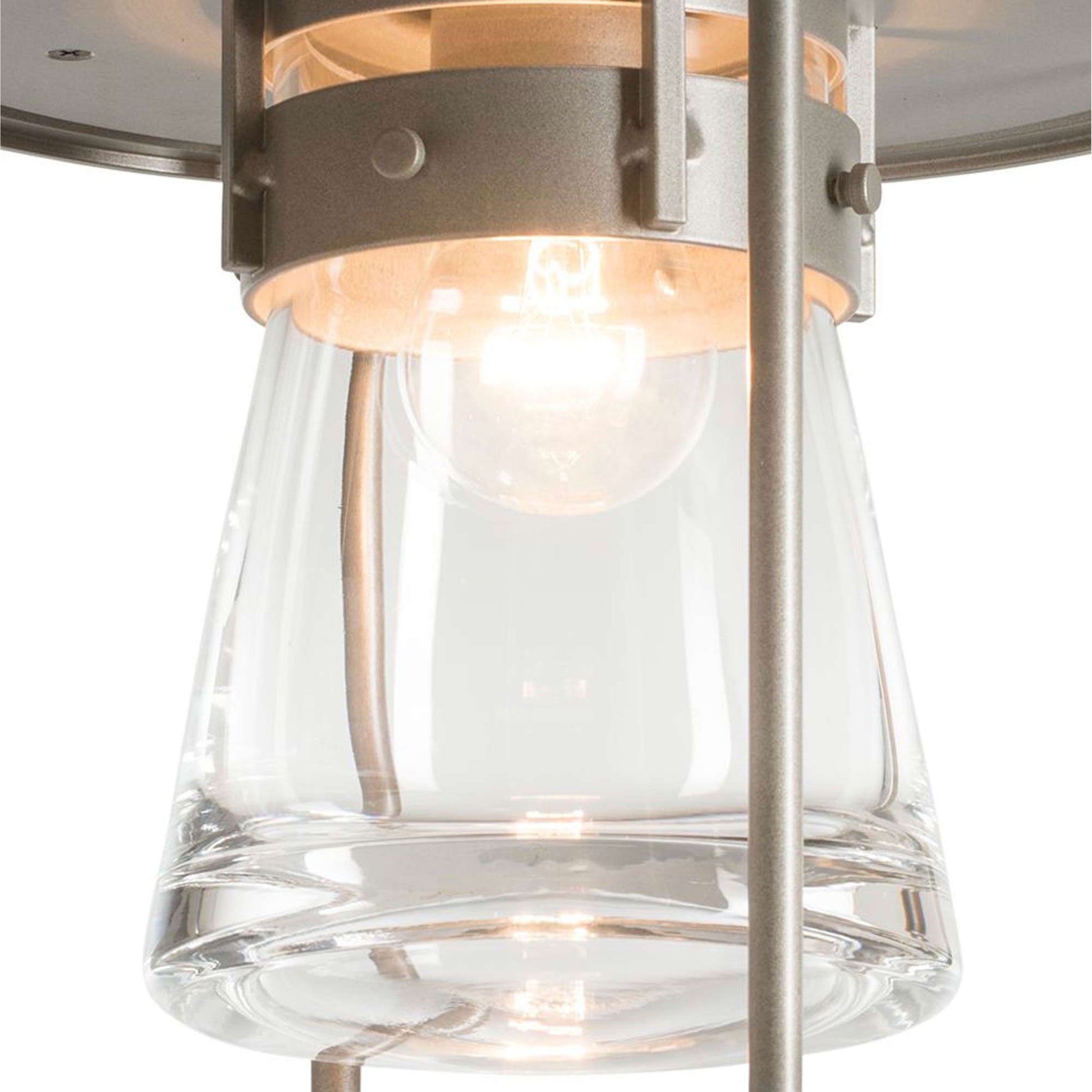 Erlenmeyer Outdoor Semi-Flush Mount Ceiling Light in Detail.