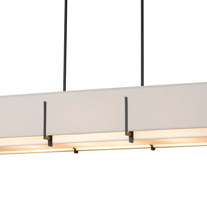 Exos Short Rectangular Pendant Light in Detail.