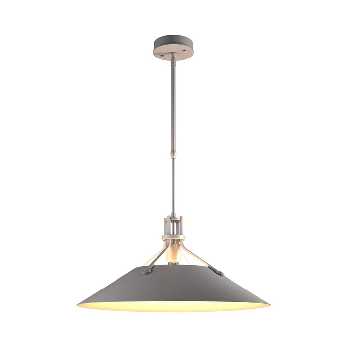 Henry Outdoor Pendant Light in Coastal Burnished Steel (Small)/Short.