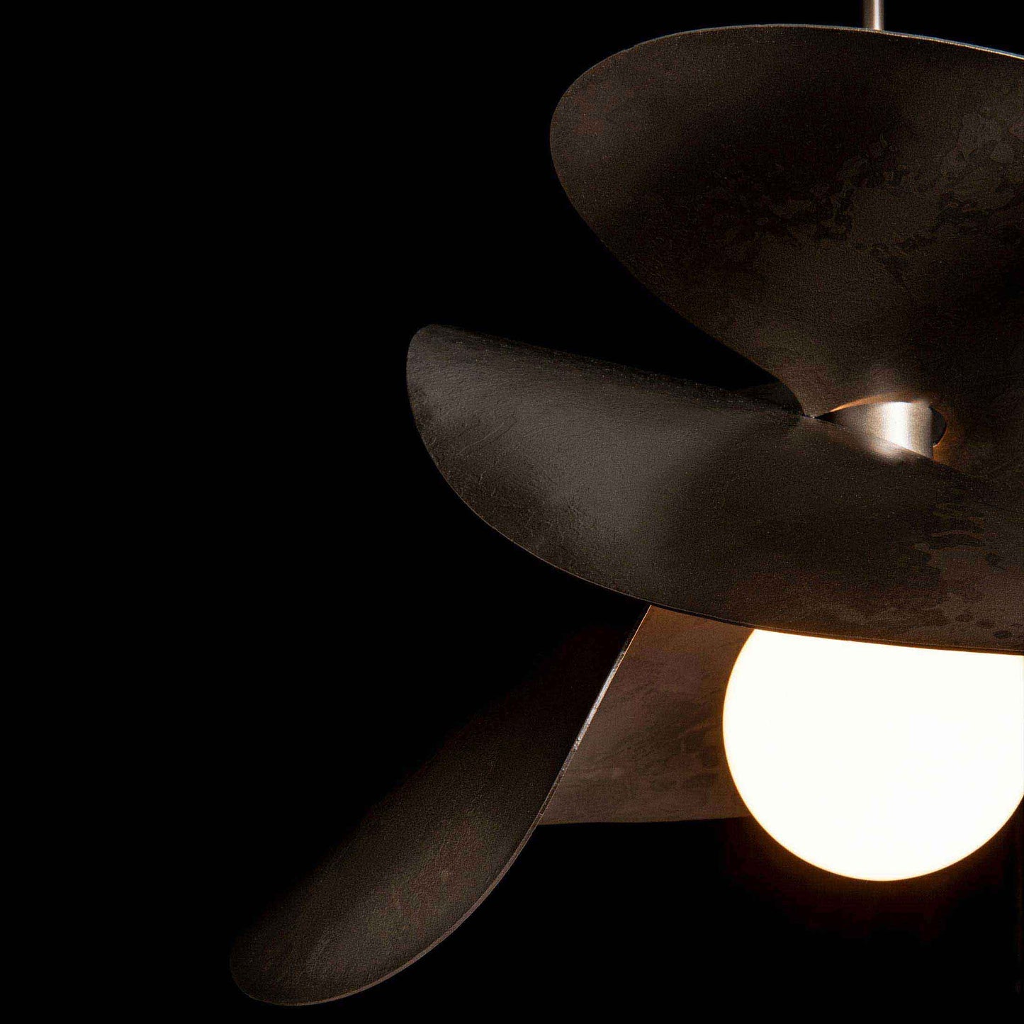 Hibiscus Pendant Light in Detail.