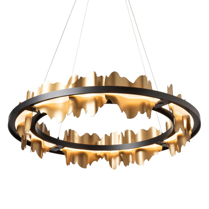 Hildene Circular LED Pendant Light in Detail.