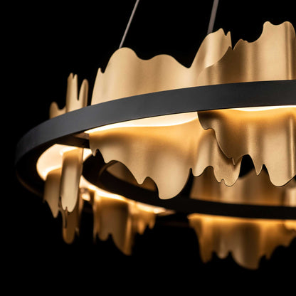 Hildene Circular LED Pendant Light in Detail.