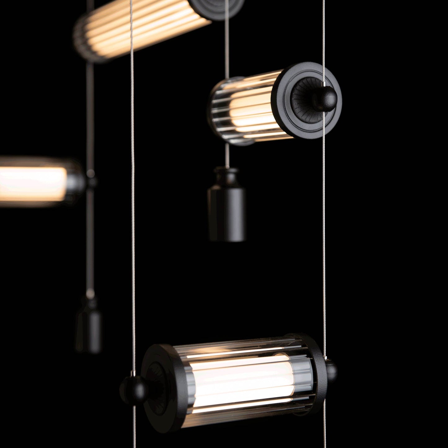 Libra Double Linear LED Pendant Light in Detail.