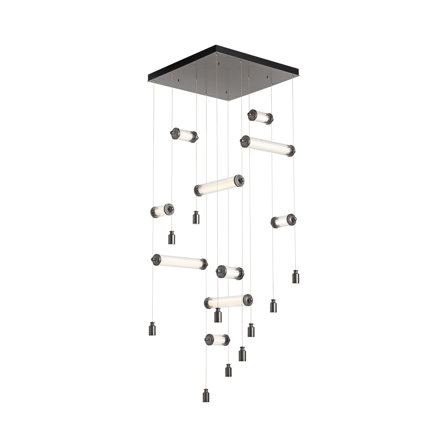 Libra LED Pendant Light in Dark Smoke.