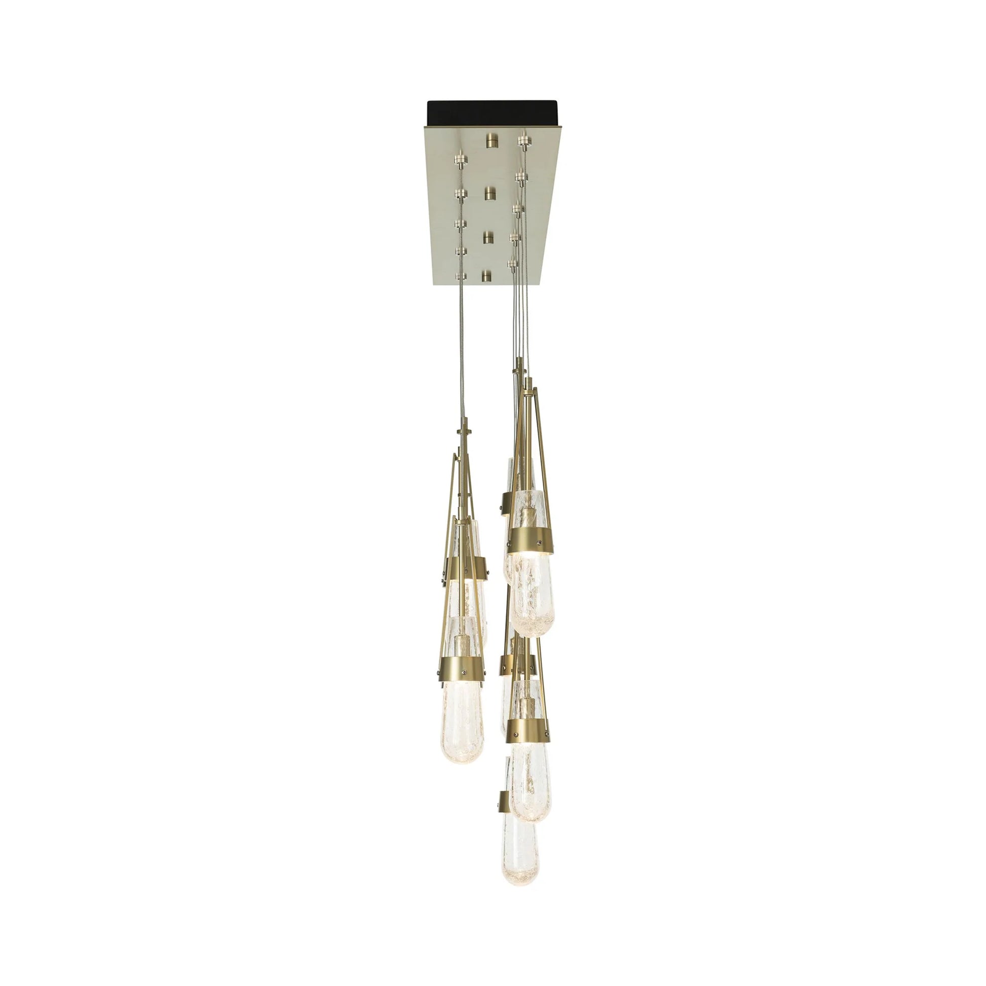 Link Rectangular LED Multi Light Pendant Light in Detail.