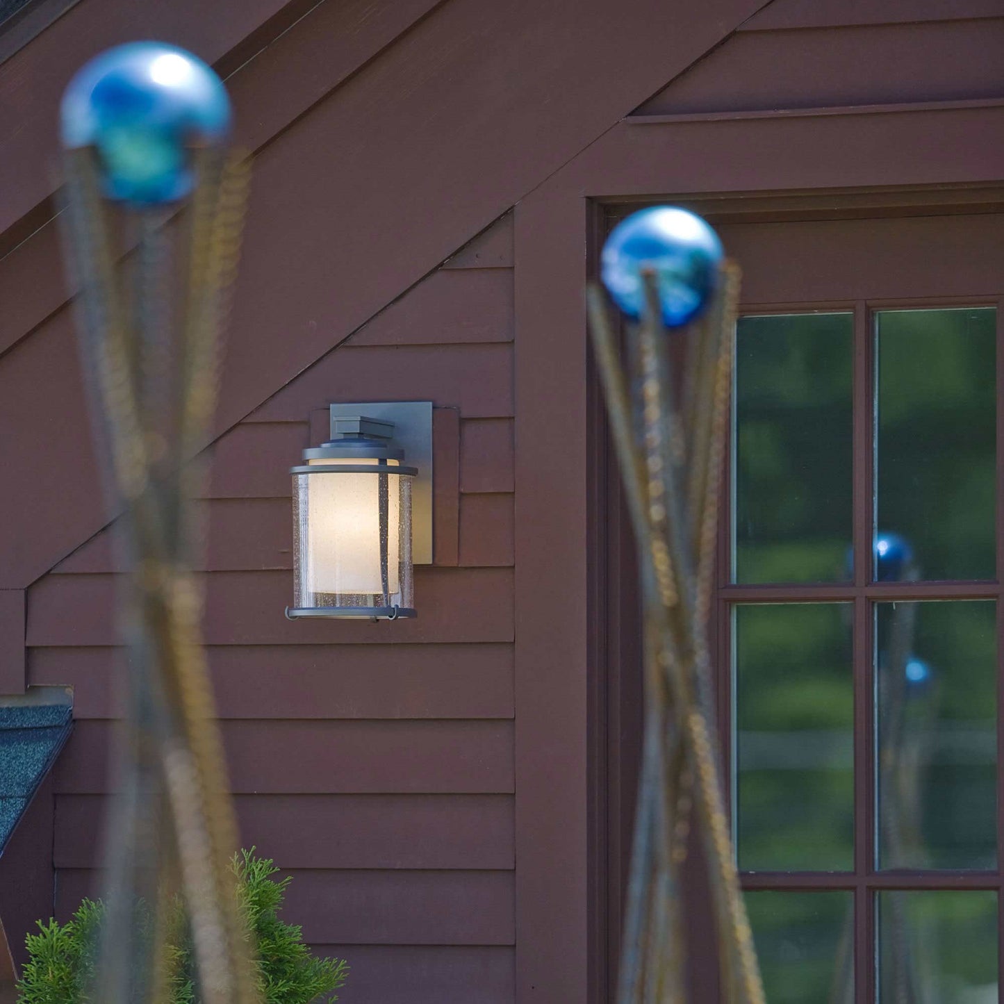 Meridian Outdoor Wall Light Outside Area.