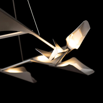 Plume LED Linear Pendant Light in Detail.
