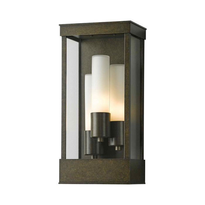 Portico Outdoor Wall Light in Opal Glass (3-Light).