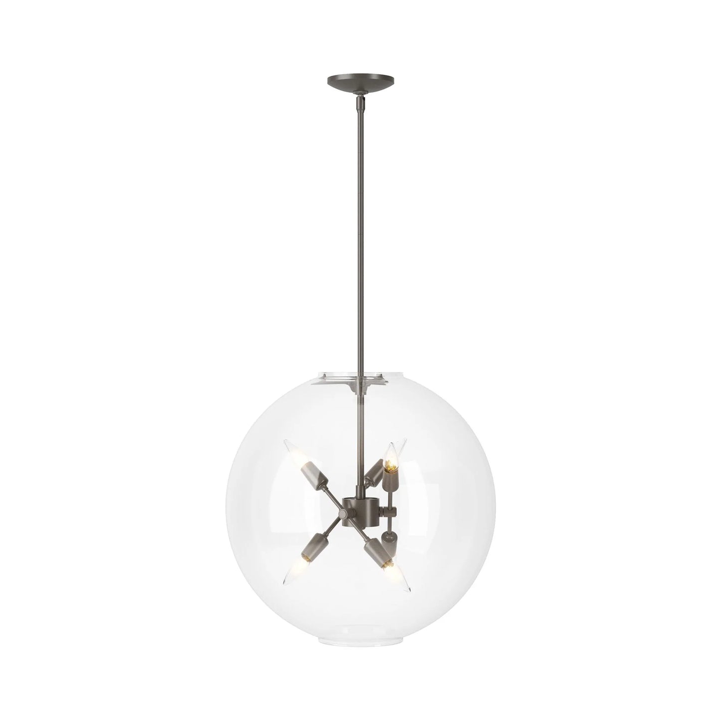 Sfera Pendant Light in Dark Smoke.