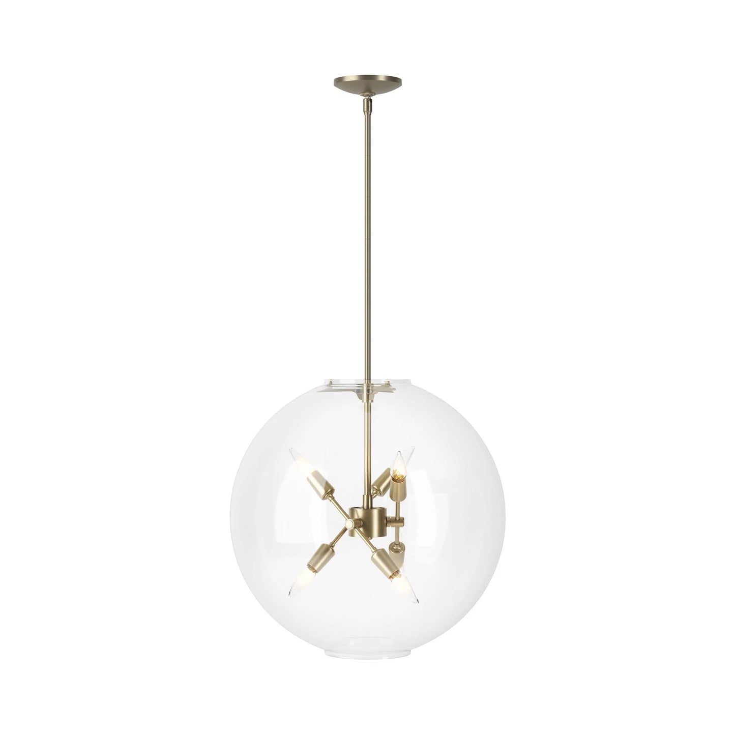 Sfera Pendant Light in Soft Gold.