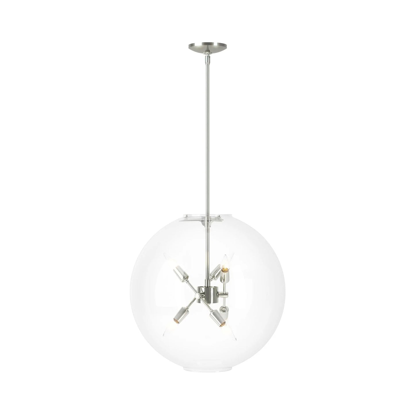 Sfera Pendant Light in Sterling.