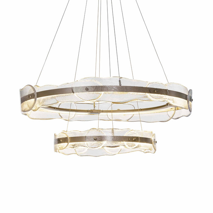 Solstice LED Tiered Pendant Light in Detail.