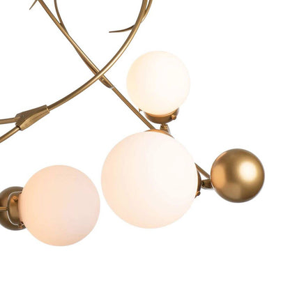 Sprig Circular Pendant Light in Detail.