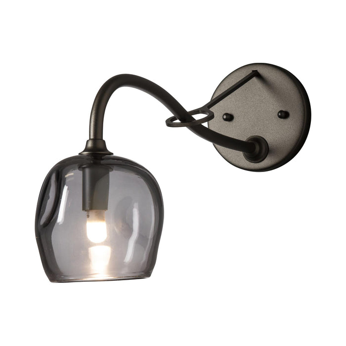 Ume Bath Wall Light in Oil Rubbed Bronze/Frosted Glass.