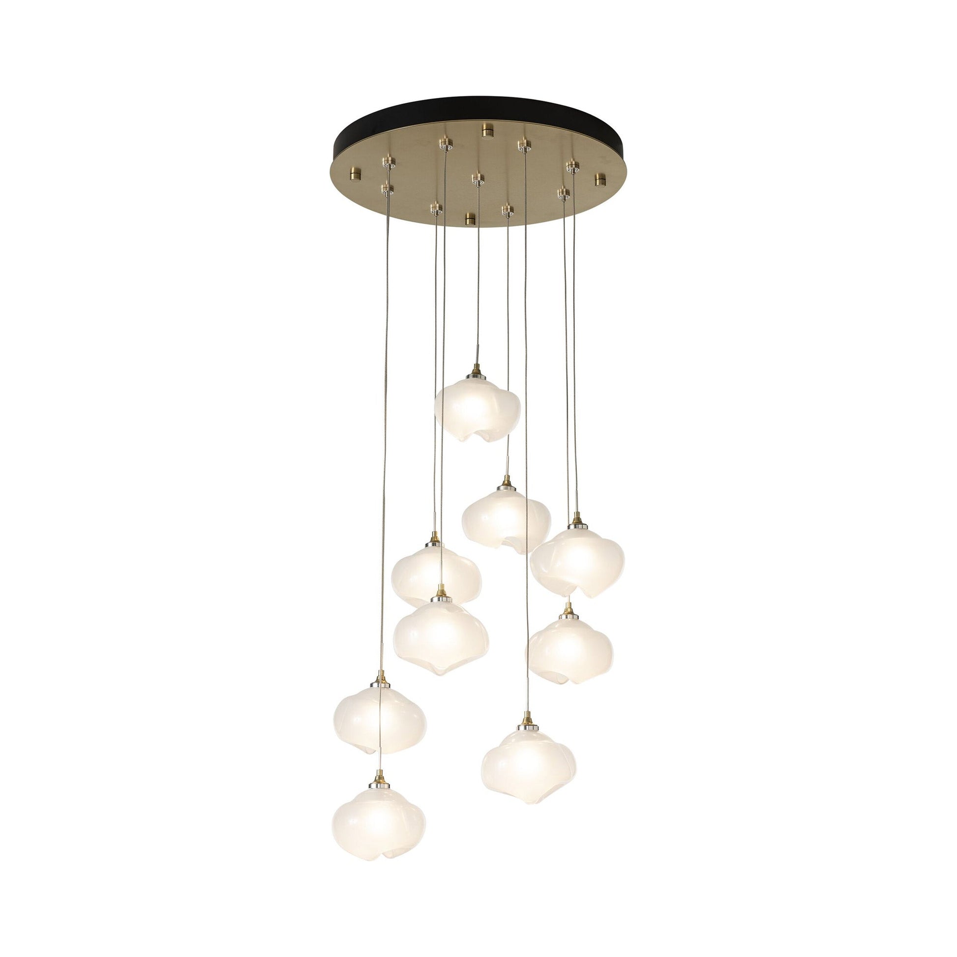 Ume Round LED Multi Light Pendant Light.