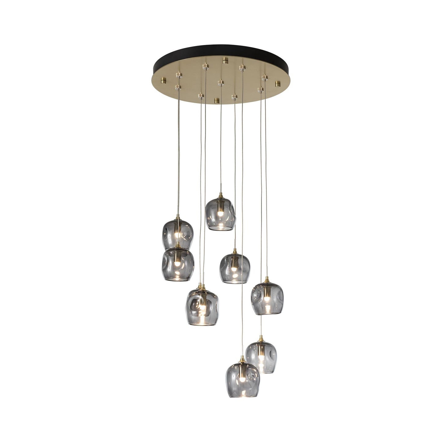 Ume Round LED Multi Light Pendant Light in Detail.