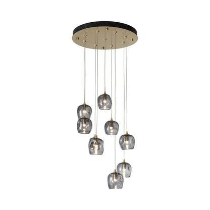 Ume Round LED Multi Light Pendant Light in Detail.