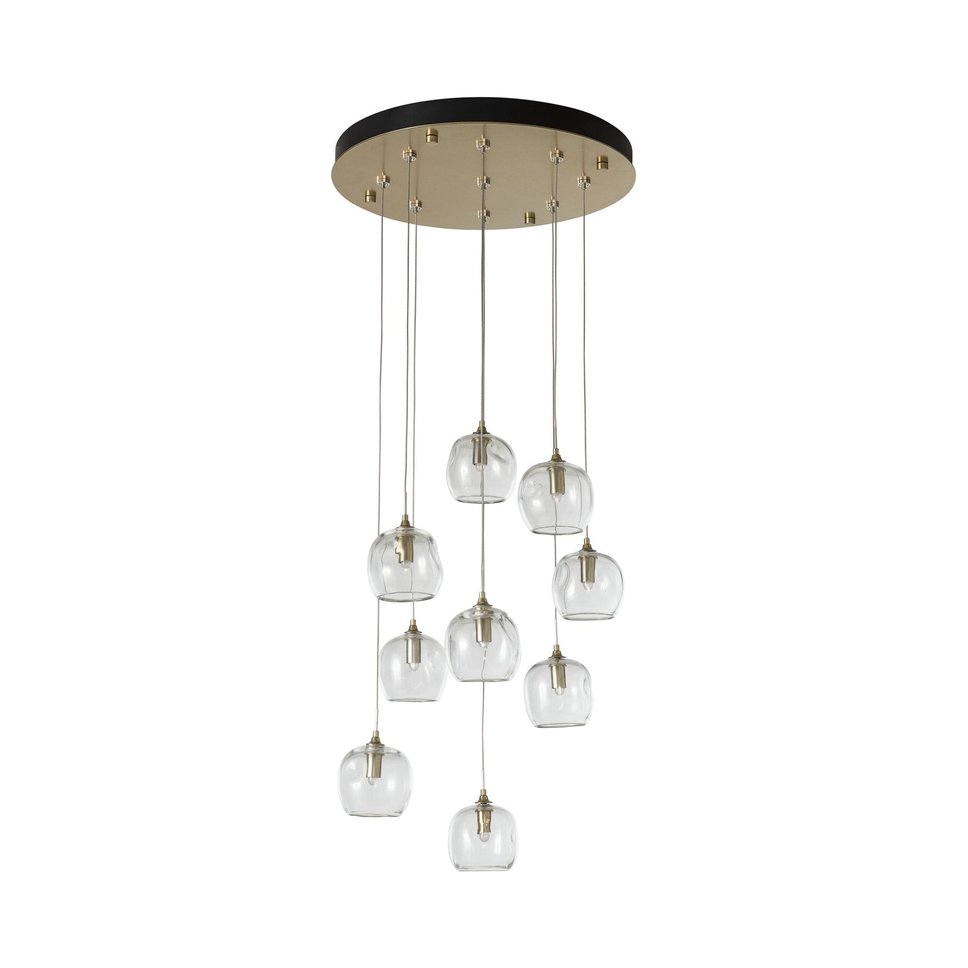 Ume Round LED Multi Light Pendant Light in Detail.