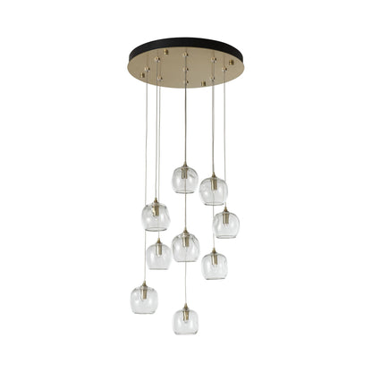 Ume Round LED Multi Light Pendant Light in Detail.