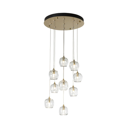 Ume Round LED Multi Light Pendant Light in Detail.