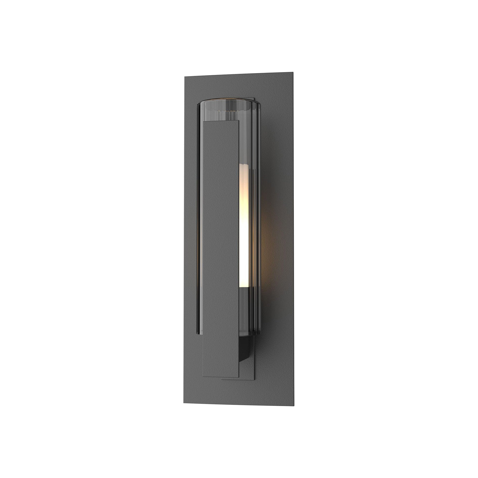 Vertical Bar Outdoor Wall Light in Coastal Black (Small).