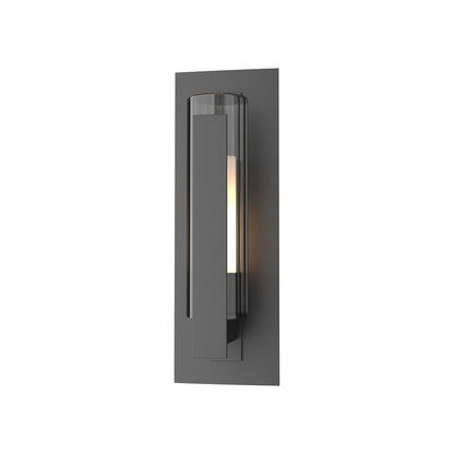 Vertical Bar Outdoor Wall Light in Coastal Black (Small).