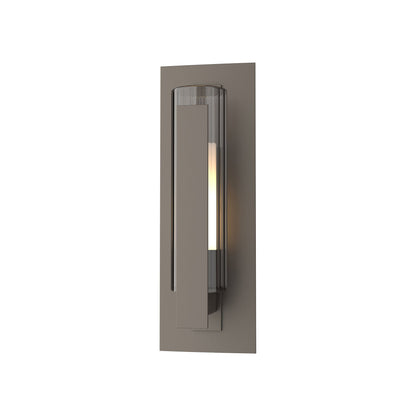 Vertical Bar Outdoor Wall Light in Coastal Dark Smoke (Small).